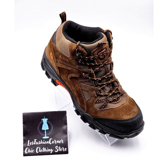 NWOB Wolverine Men's Brown Leather Hiking Waterproof Steel-Toe Boots Sz 12M 387 - Picture 15 of 15